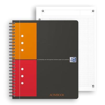 Oxford 100102880 Collegeblok Grijs, Oranje, Rood DIN A5+ Geruit Aantal paginas: 80 Oxford 100102880 Collegeblok Grijs, Oranje, Rood DIN A5+ Geruit Aantal paginas: 80