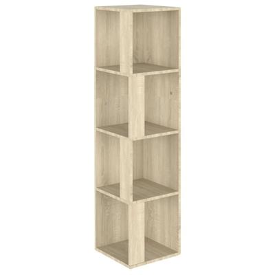 VidaXL Hoekkast 33x33x132 cm bewerkt hout sonoma eikenkleurig VidaXL Hoekkast 33x33x132 cm bewerkt hout sonoma eikenkleurig