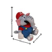 Super Mario Bros. Wonder Plush Figure Mario Elefant 27 cm - thumbnail