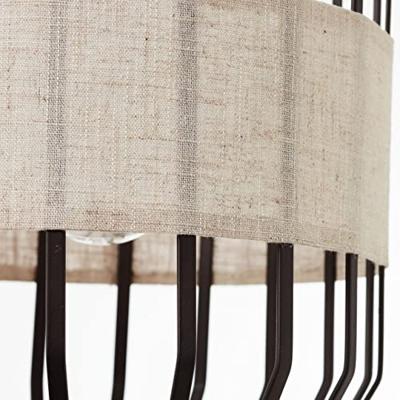 Brilliant HanglampSlope 23cm zwart met zandkleur - 99478/76