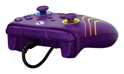 Gamepad - Xbox Series X|S, Xbox One en pc - Afterglow Wave - RGB - Bedraad - Paars - TURTLE BEACH Gamepad - Xbox Series X|S, Xbox One en pc - Afterglow Wave - RGB - Bedraad - Paars - TURTLE BEACH