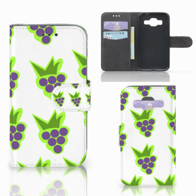 Samsung Galaxy Core Prime Book Cover Druiven Samsung Galaxy Core Prime Book Cover Druiven