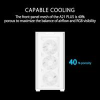 Asus A21 Plus TG ARGB White - thumbnail