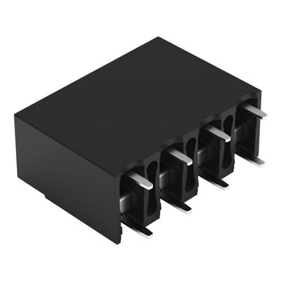 WAGO 2086-3104/300-000 Printklem 1.50 mm² Aantal polen 4 Zwart 1 stuk(s)