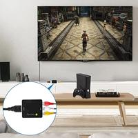 TECHLY 108491 AV-converter 3 RCA naar HDMI zwart - thumbnail