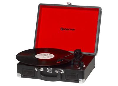 Denver VPL-120 USB-platenspeler Zwart