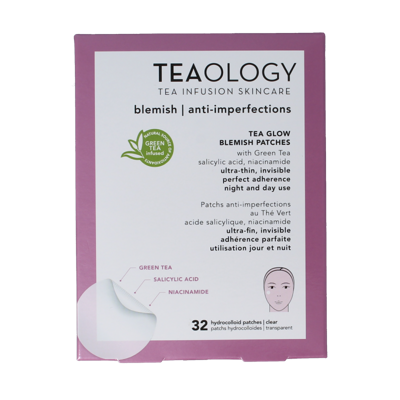 Teaology Tea glow blemish patches 32 Stuks