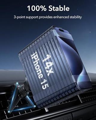 ESR HaloLock Telefoonhouder voor in de auto Magneetbevestiging 5.4 - 6.9 inch Bevestigingswijze (auto): Ventilatierooster