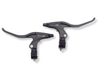 VWP Saccon remhendel set, aluminium. geschikt voor rollerbrake. zwart/zwart - thumbnail