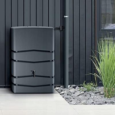 Aqua Tower regenton 350 liter grijs l.77,5 x b.38,2 x h.135 cm - Meuwissen agro - thumbnail
