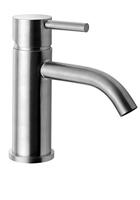 Wastafelmengkraan Sapho Minimal 1-hendel Gebogen 15.8 cm RVS Sapho - thumbnail