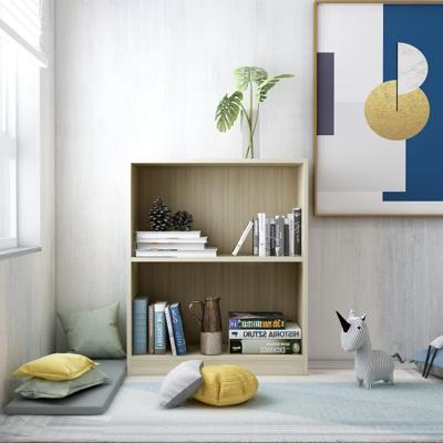Boekenkast 60x24x74,5 cm spaanplaat sonoma eikenkleurig