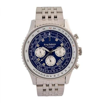 Krug Baümen Air Traveller Diamond Automatic 46mm 600304DSA Krug Baümen Air Traveller Diamond Automatic 46mm 600304DSA
