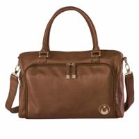 Isoki verzorgingstas double zip satchel Redwood Chestnut - thumbnail