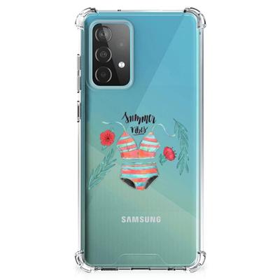 Samsung Galaxy A52 4G/5G Stevig | Bumper Hoesje | Boho Summer Samsung Galaxy A52 4G/5G Stevig | Bumper Hoesje | Boho Summer