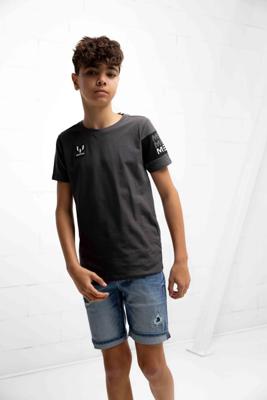 Vingino x Messi Jumal T-Shirt Kids Donkergrijs - Maat 128 - Kleur: Donkergrijs | Soccerfanshop