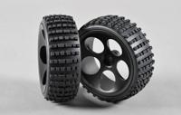 FG - Wheels Glued Small, Black (60214/06) - thumbnail