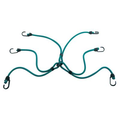 Masterlock Spider bungee with 6 legs 80cm - colour : greendouble reverse hook - 3105EURDAT