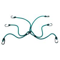 Masterlock Spider bungee with 6 legs 80cm - colour : greendouble reverse hook - 3105EURDAT - thumbnail