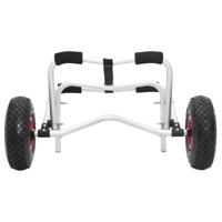 VidaXL Kajaktrolley inklapbaar 45 kg aluminium - thumbnail