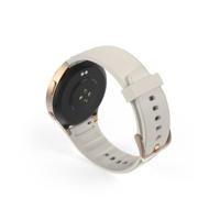 Hama Smartwatch 8900 GPS AMOLED 1.32 Goud/Beige - thumbnail