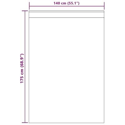 VidaXL Verduisterende gordijnen 2 pcs donkergrijs 140 x 175 cm fluweel