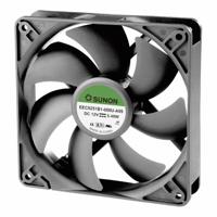 Sunon EEC0251B1-000U-A99 Axiaalventilator 12 V/DC 183.83 m³/h (l x b x h) 120 x 120 x 25 mm - thumbnail