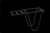 Steco Bagagedragerverlenger tas-mee staal zwart - thumbnail