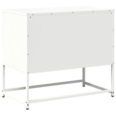 Tv-meubel 68x39x60,5 cm staal wit
