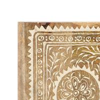 VidaXL Spiegel handgeschilderd 40x55 cm massief mangohout - thumbnail