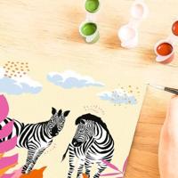 Ravensburger Schilderen op Nummer - Zebra - thumbnail