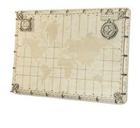 Wooden City 3D-puzzel wereldkaart 35 x 25 x 2 cm punten - thumbnail