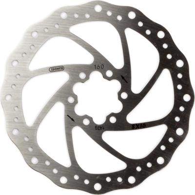 Elvedes Remschijf 160 mm 6 gaats staal zilver - thumbnail