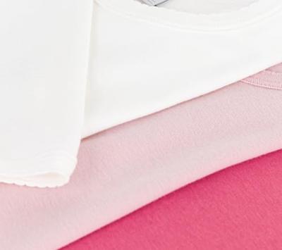 Set van 3 t-shirts voor meisjes van katoen met lange mouwen PETIT BATEAU rozen Set van 3 t-shirts voor meisjes van katoen met lange mouwen PETIT BATEAU rozen