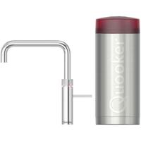 Quooker Fusion Square Keukenkraan Set - Kokend Warm- en Koud Water - Chroom - Inclusief COMBI+ Reservoir - thumbnail