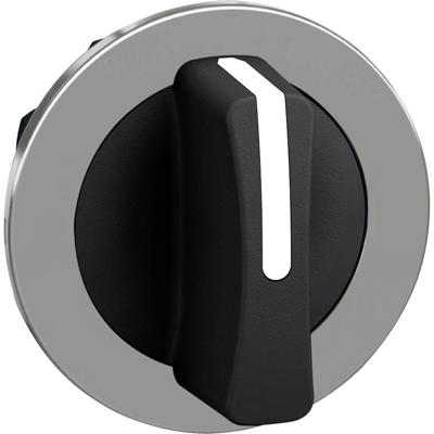 Schneider Electric ZB4FD7 ZB4FD7 Plat, Terugstelbaar (Ø) 30.5 mm Chroom, Zwart 1 stuk(s)