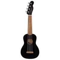 Fender California Coast Venice sopraan ukelele zwart - thumbnail