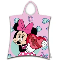 Minnie poncho 50 x 115 cm (roze) - thumbnail
