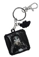 Corpse Bride Metal Keychain Flowers 7 cm - thumbnail