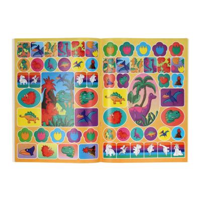 LG-Imports Kleurboek met stickervel dinosaurus