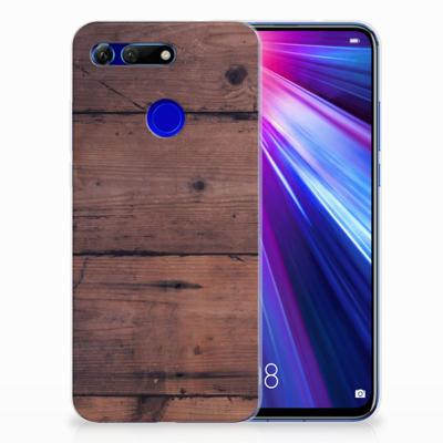 Honor View 20 Bumper Hoesje Old Wood Honor View 20 Bumper Hoesje Old Wood