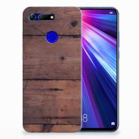 Honor View 20 Bumper Hoesje Old Wood - thumbnail