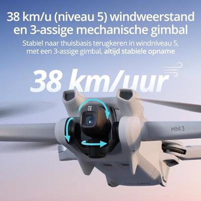 Drone - DJI - Mini 3 - Compact en ultralicht - 4K HDR-video - thumbnail
