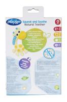 Playgro Squeak And Soothe Natural Teether hangend babyspeelgoed - thumbnail