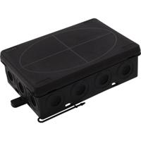 Wiska KA 016 BK Aftakkast (l x b x h) 125 x 86 x 41 mm Zwart (RAL 9005) IP55 1 stuk(s) - thumbnail