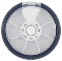 HEMA Pillendoosje Ø 9 Cm (zwart/wit) - thumbnail