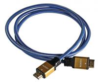 iBox ITVFHD04 HDMI kabel 1,5 m HDMI Type A (Standaard) Zwart, Blauw, Goud - thumbnail