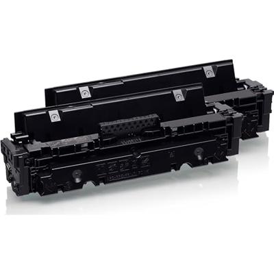 KMP Toner vervangt HP HP 410X (CF410X) Compatibel 2-pack Zwart 6500 bladzijden H-T242XD 2538,3021 KMP Toner vervangt HP HP 410X (CF410X) Compatibel 2-pack Zwart 6500 bladzijden H-T242XD 2538,3021