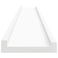 VidaXL Fotoplanken 2 st 80x9x3 cm mdf wit - thumbnail