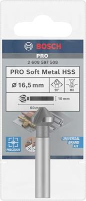 Bosch Accessories Bosch Power Tools 2608597508 Kegelverzinkboor 16.5 mm HSS Cilinderschacht 1 stuk(s)